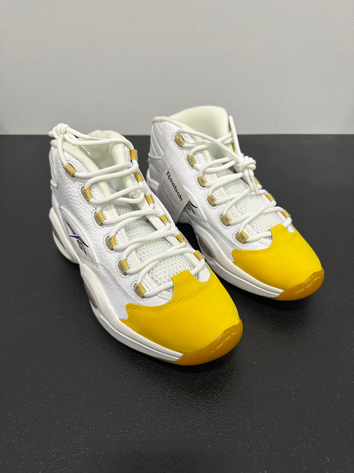 Reebok Question Mid Yellow Toe
