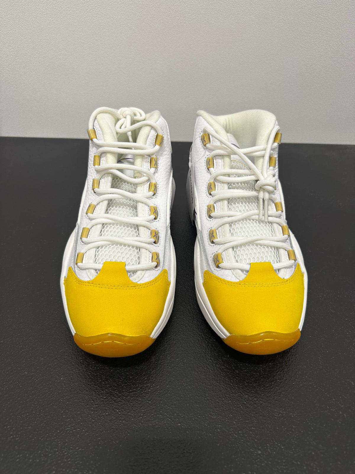 Reebok Question Mid Yellow Toe