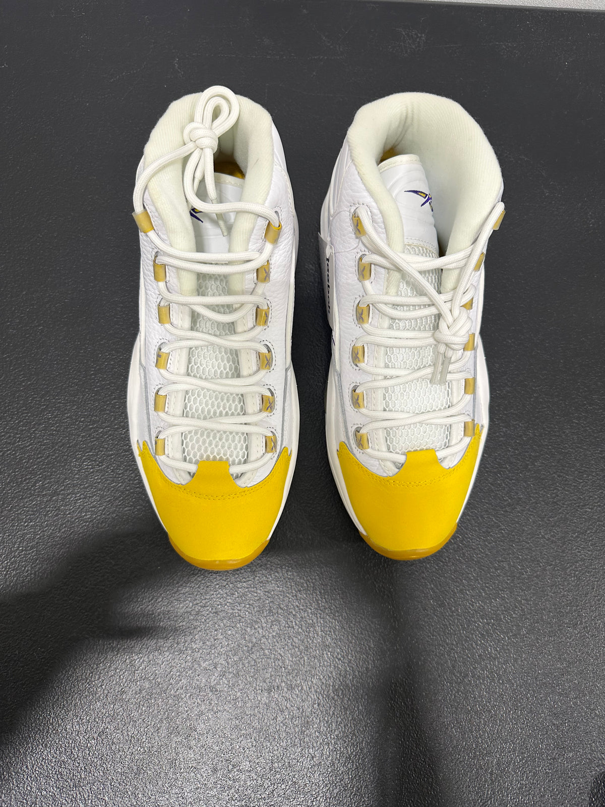 Reebok Question Mid Yellow Toe