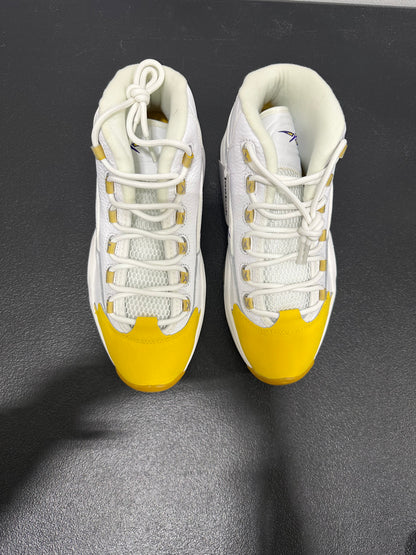 Reebok Question Mid Yellow Toe