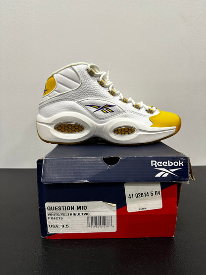 Reebok Question Mid Yellow Toe