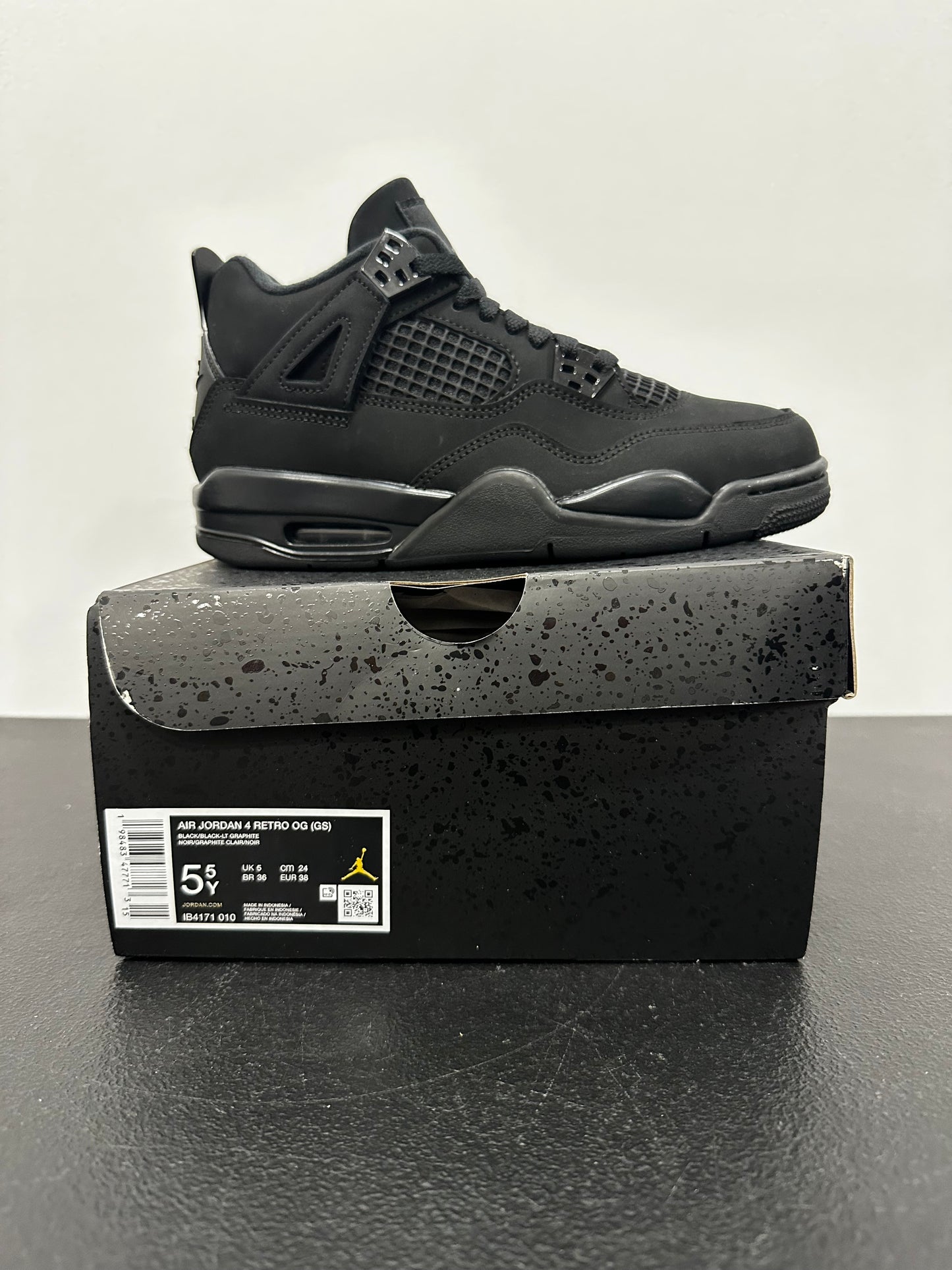 Jordan 4 Retro Black Cat (2025) (GS)