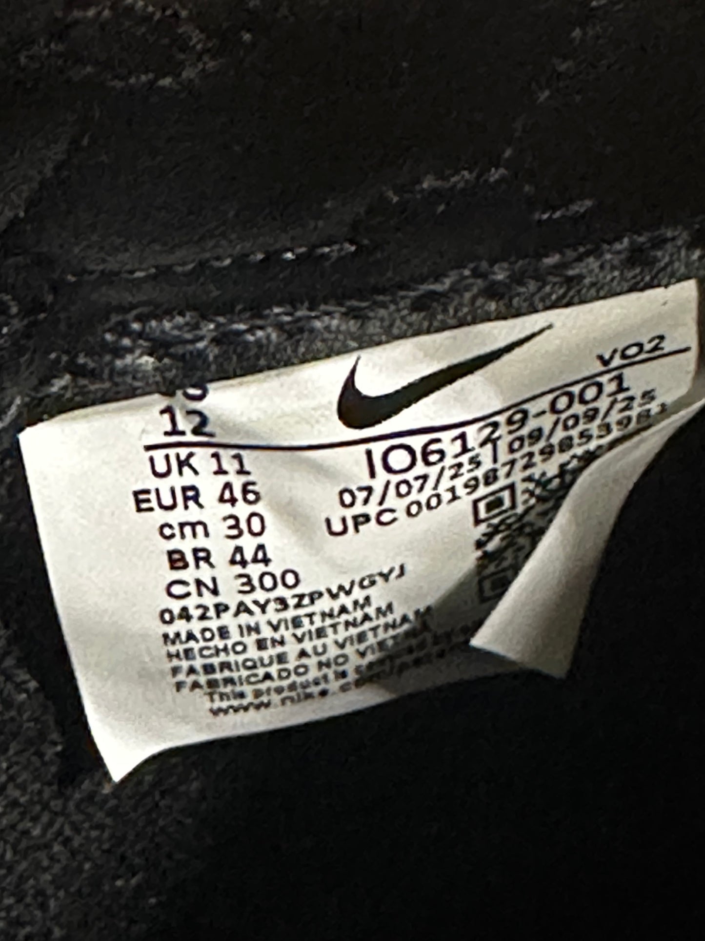 Nike Air Force 1 Low LeBron James Black Patent