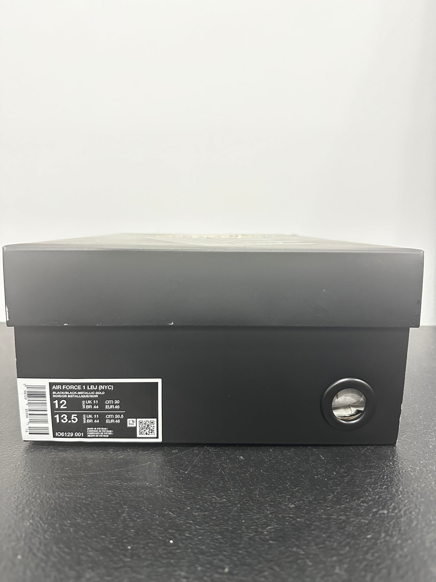 Nike Air Force 1 Low LeBron James Black Patent
