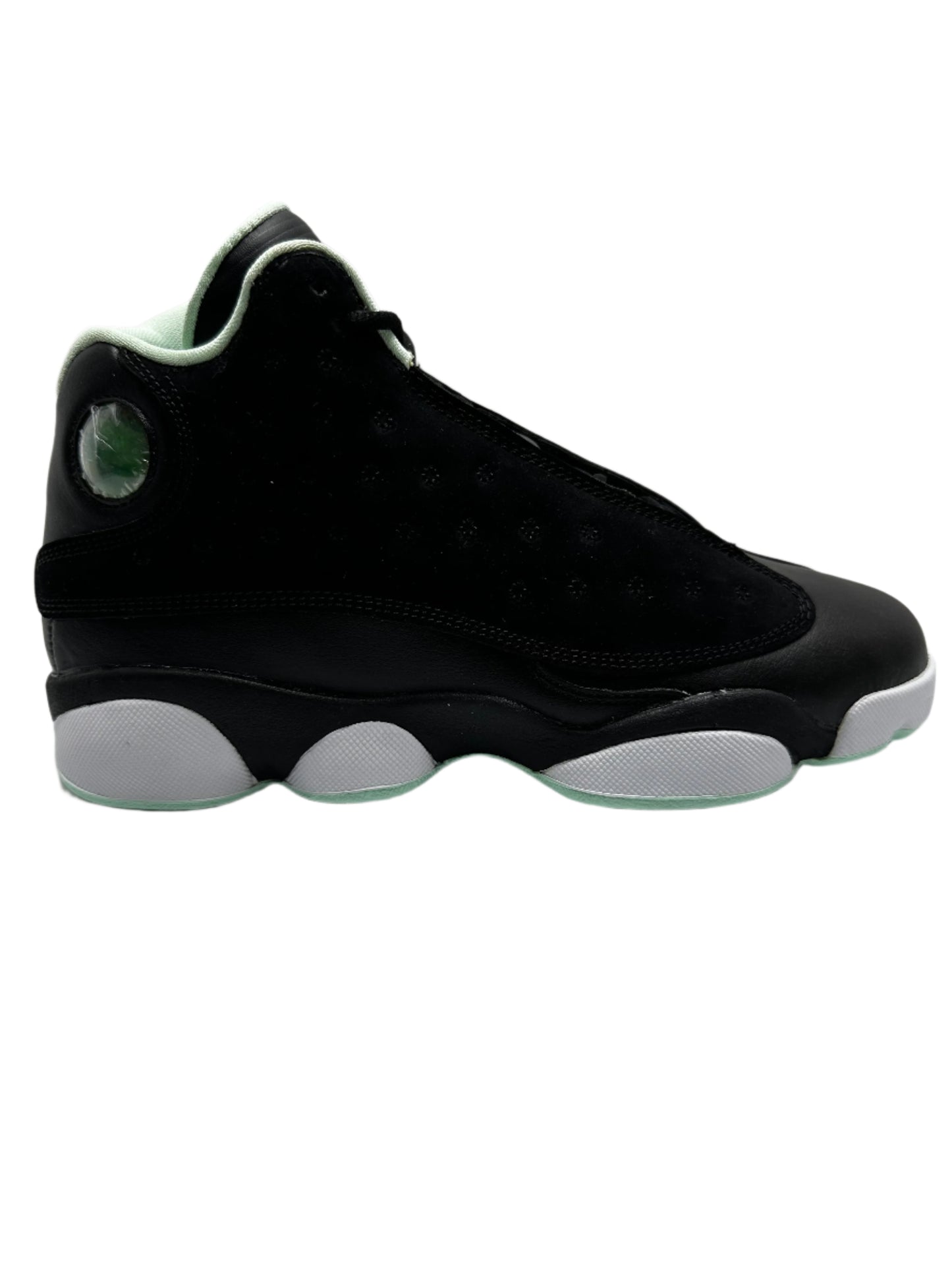 Jordan 13 Retro Black Mint Foam (GS) - Black/Mint Green