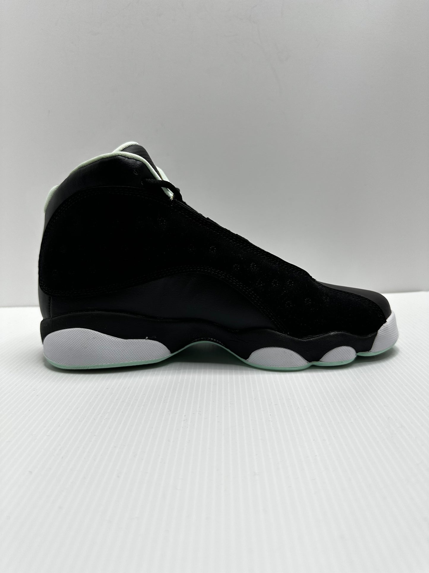 Jordan 13 Retro Black Mint Foam (GS) - Black/Mint Green