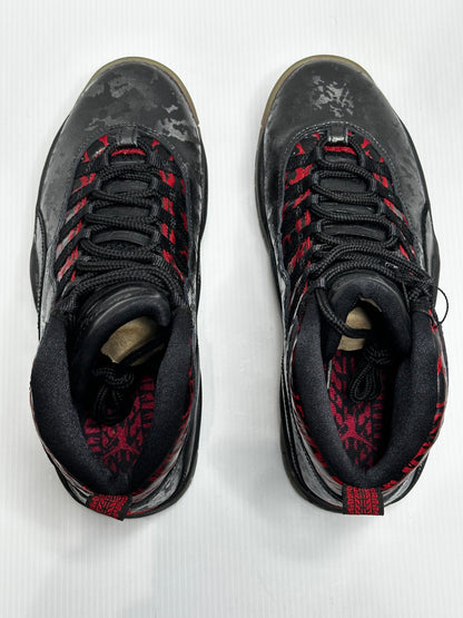 Preowned - Air Jordan 10 Retro DB GS 'Doernbecher' - Black/Camo/Red