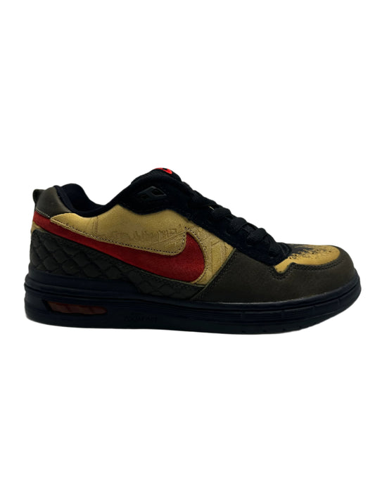 Preowned - Nike SB Paul Rodriguez Zoom Air Elite Stash -  Honey Wheat/Pimento-Deep Green