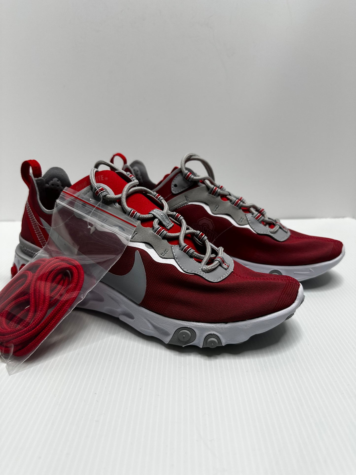 Nike React Element 55 Ohio St - University Red/White/Wolf Grey