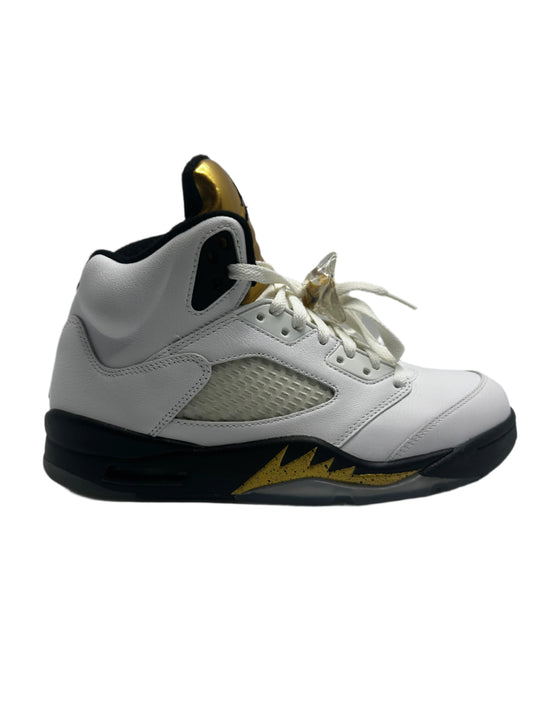 Preowned - Jordan 5 Retro Olympic - White/Gold