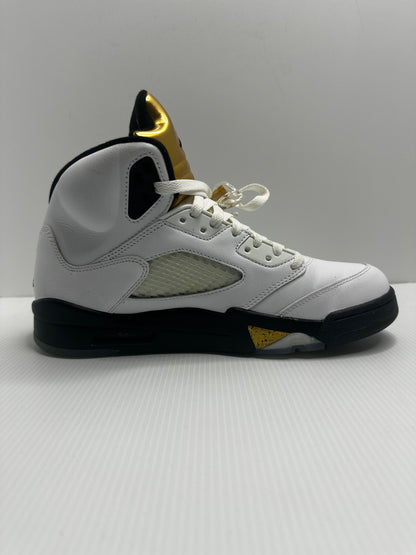 Preowned - Jordan 5 Retro Olympic - White/Gold