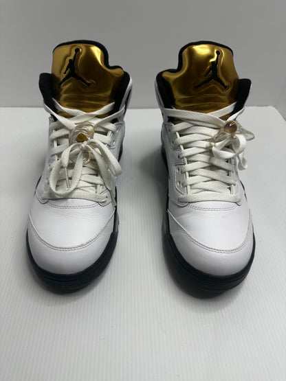 Preowned - Jordan 5 Retro Olympic - White/Gold