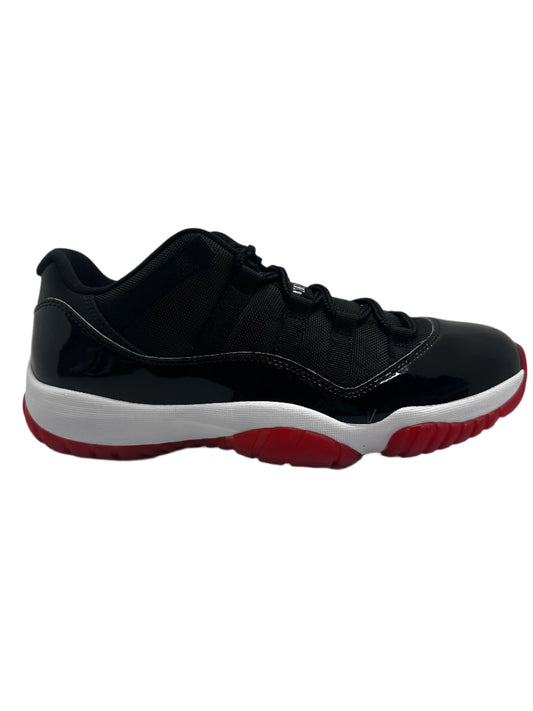Jordan 11 Retro Low Bred (2025) - Black/Red/White