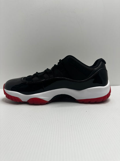 Jordan 11 Retro Low Bred (2025) - Black/Red/White