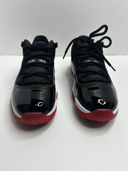 Jordan 11 Retro Low Bred (2025) - Black/Red/White