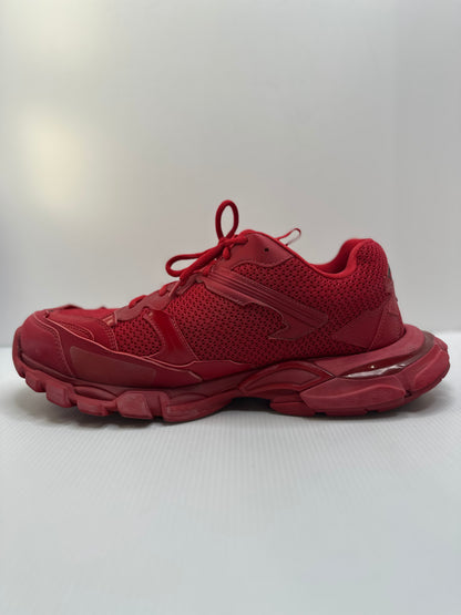 Preowned Balenciaga Track 3 Destroyed Red