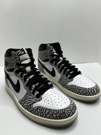 Preowned Jordan 1 Retro High OG White Cement