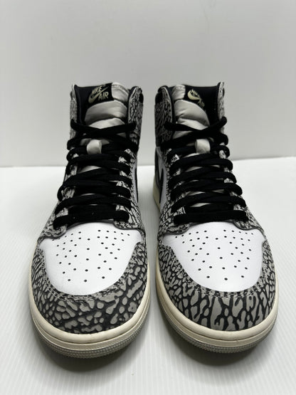 Preowned Jordan 1 Retro High OG White Cement