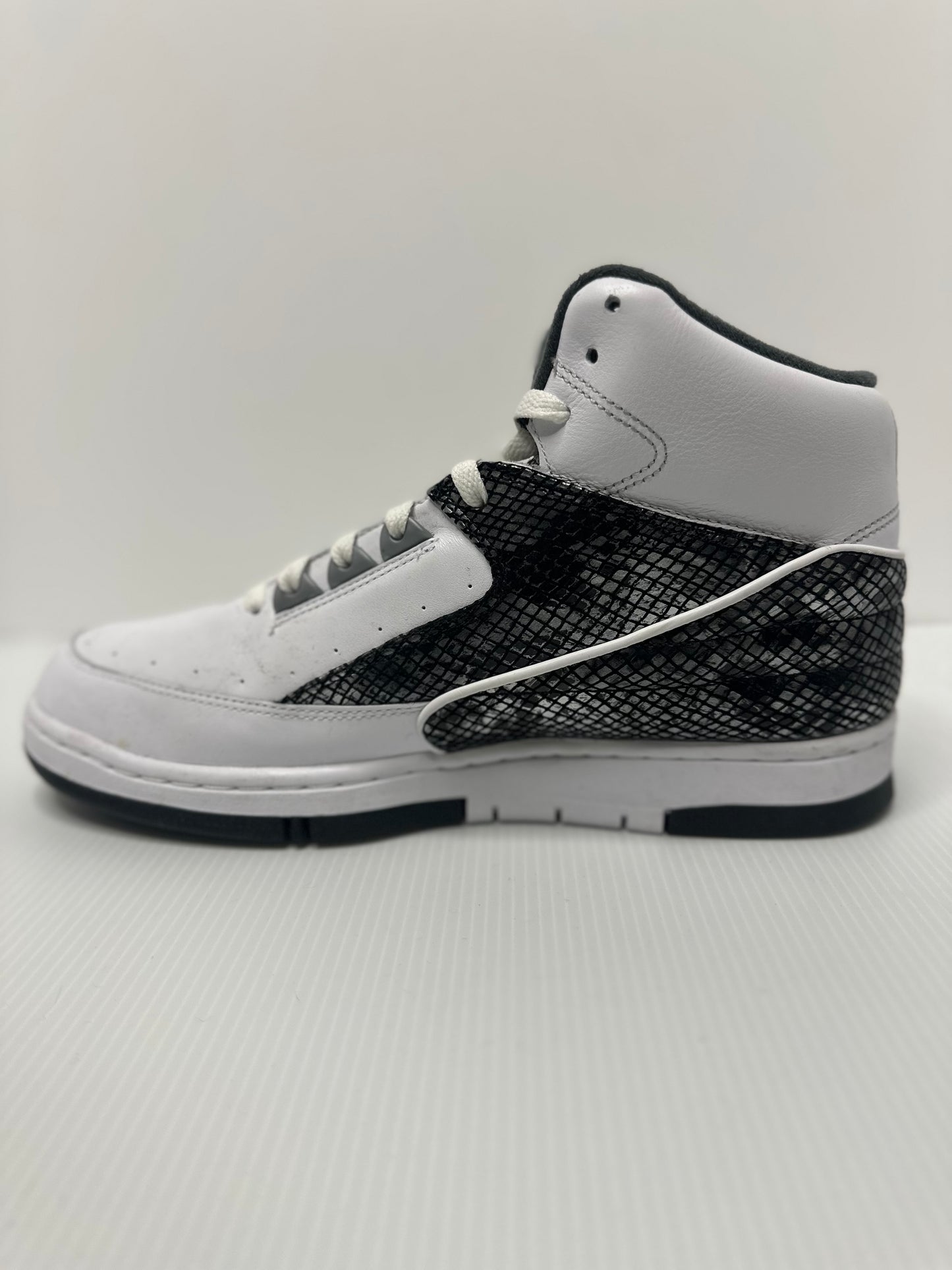 Preowned Nike Air Python White Metallic Silver