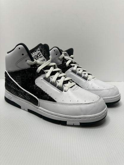 Preowned Nike Air Python White Metallic Silver