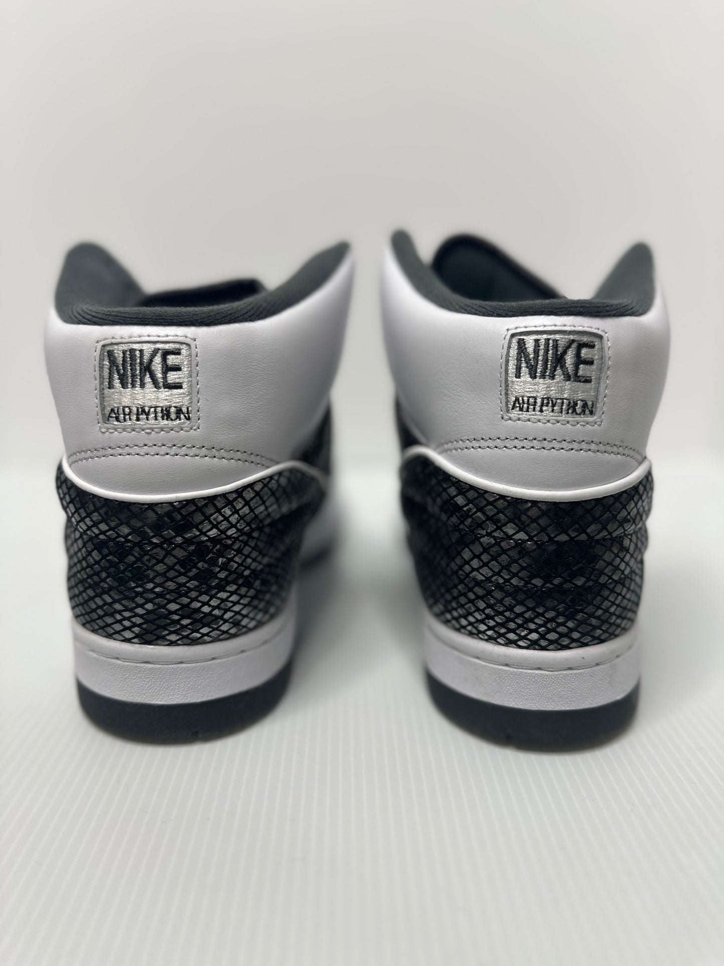 Preowned Nike Air Python White Metallic Silver