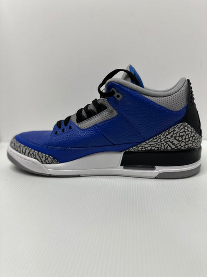 Preowned Jordan 3 Retro Varsity Royal Cement