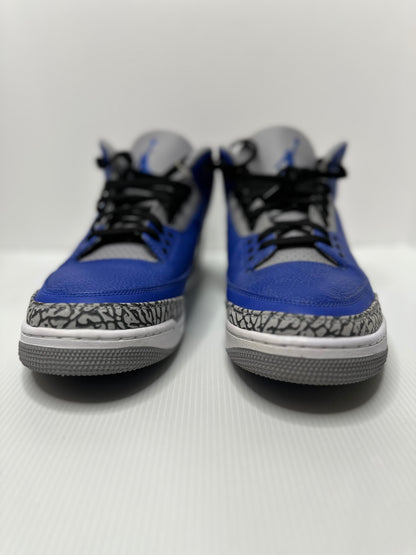 Preowned Jordan 3 Retro Varsity Royal Cement