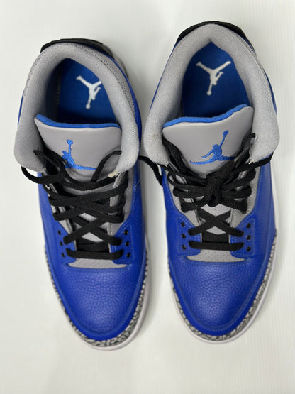 Preowned Jordan 3 Retro Varsity Royal Cement